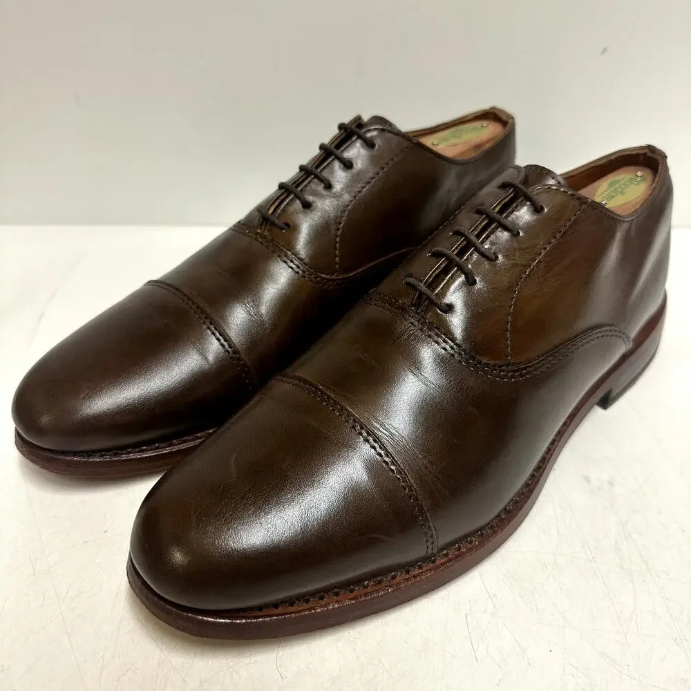 NEW HEELS Rancourt & Co. Oxford Heritage Brown Made in Maine USA 10 D